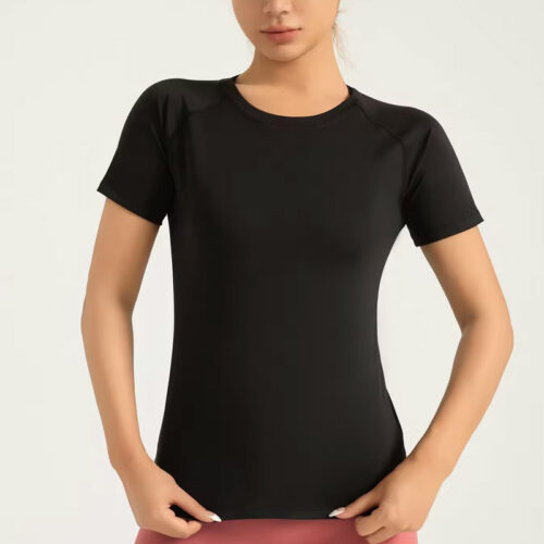 Quick Dry Seamless Polyester Sports T-Shirt - Sportswear -...