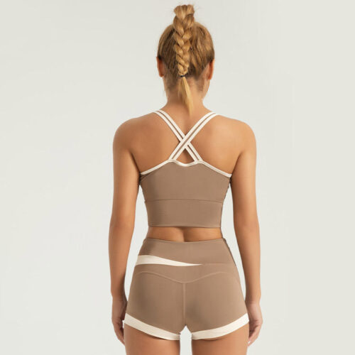Women Ribbed High Waist Yoga Set - Sportswear - dute.fsxlb...